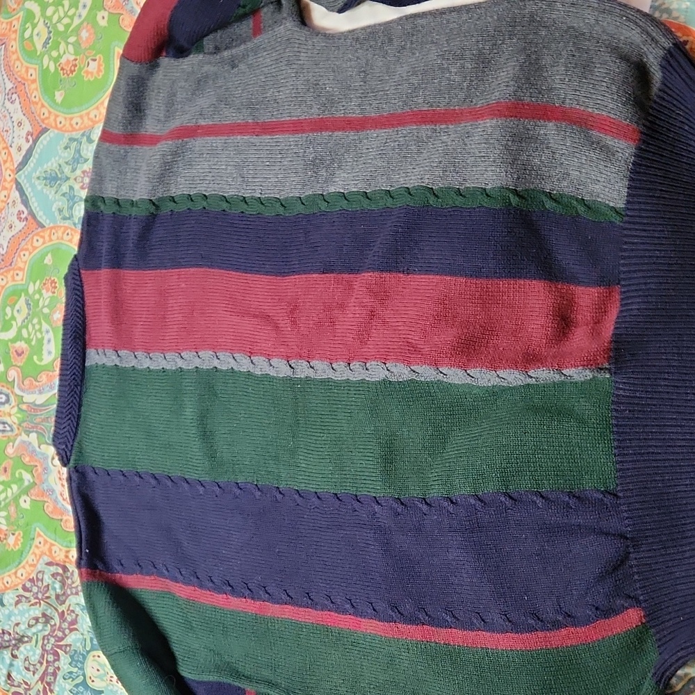 *VTG* 80's NAUTICA XL Dad Sweaters ,Grandpa Chic ,nautical ,cableknit preppy - Picture 3 of 3